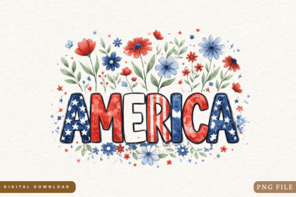 America Freedom 4th of July PNG Design: Elevating Sublimation Creativity