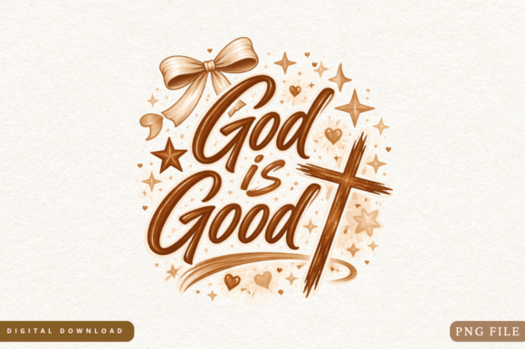 God is Good, Faith & Stripes PNG Bundle