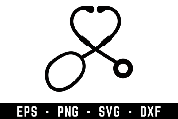 Stethoscope SVG Design for Medical DIY