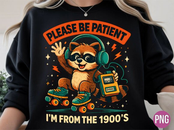 Unlocking Creative Potential with the Retro Raccoon 1900s PNG Shirt Design